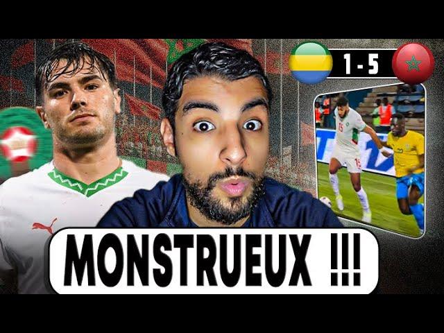 LE MAROC FRAPPE FORT !!! | Gabon 1 vs 5 Maroc (Qualif. CAN: Maroc 2025)