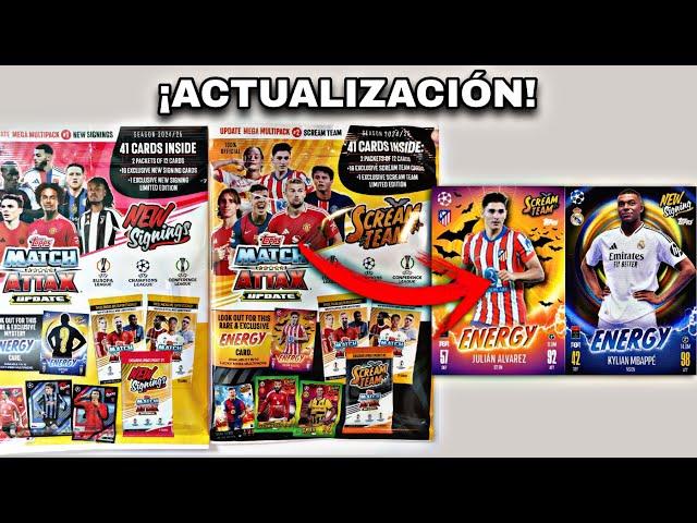 La ACTUALIZACIÓN de MATCH ATTAX 2024-25!!! Update Mega Multipack 1 y 2