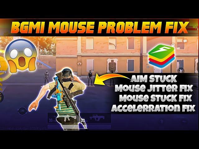 BGMI Mouse Stuck & Jitter Problem Fix  | Bluestack 5 / MSI Mouse Slow Movement Problem Fix