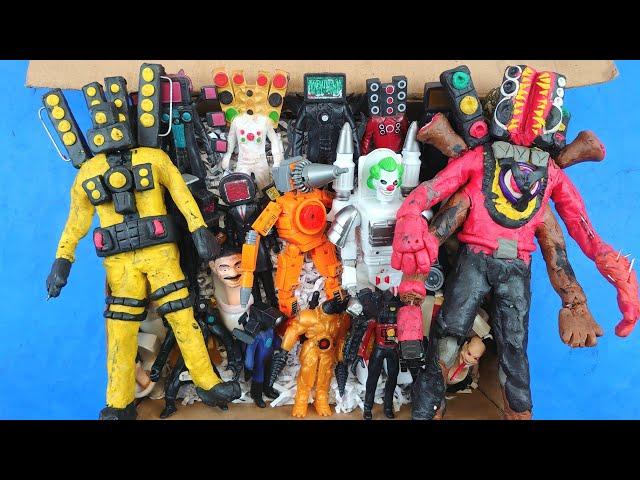 DIY Unboxing titan speaker man vs drillman lego | skibidi toilet  astro zombie figure  3.19 dop  toy