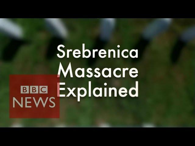 Srebrenica massacre - Explained in under 2 min - BBC News