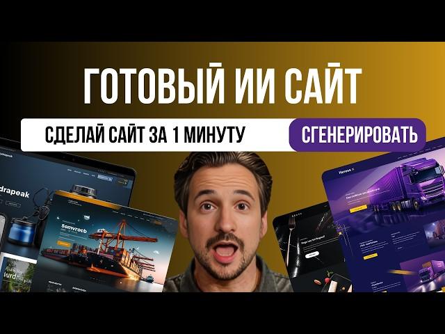 ИИ делает сайты лучше фрилансеров! Топ3 бесплатные нейросети для сайтов