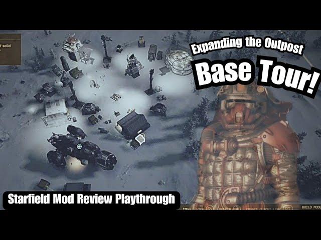 Updated Outpost Base Tour: Starfield Mod Review Playthrough Xbox ep9 #starfield #starfieldgameplay