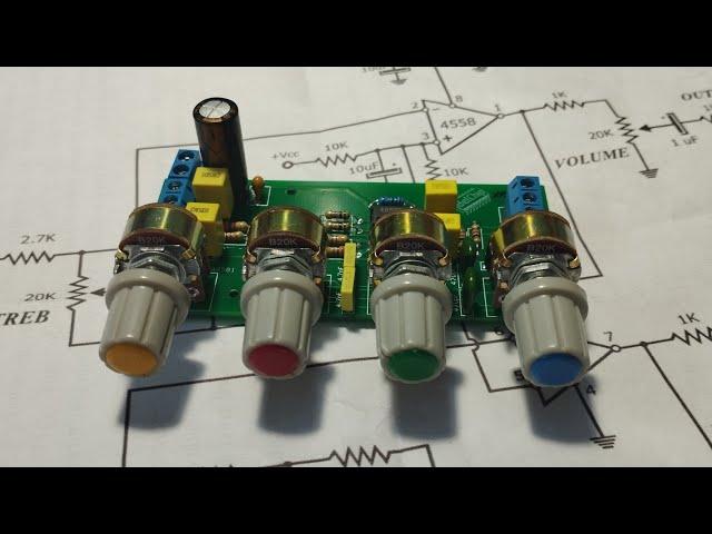 Собираю 3-х полосный регулятор тембра из радиоконструктора на MJE4558.
