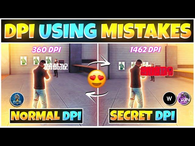 Best DPI Settings Free Fire | DPI Kaise Badhaye | How To Use DPI | DPI Using Mistakes | Dpi Setting