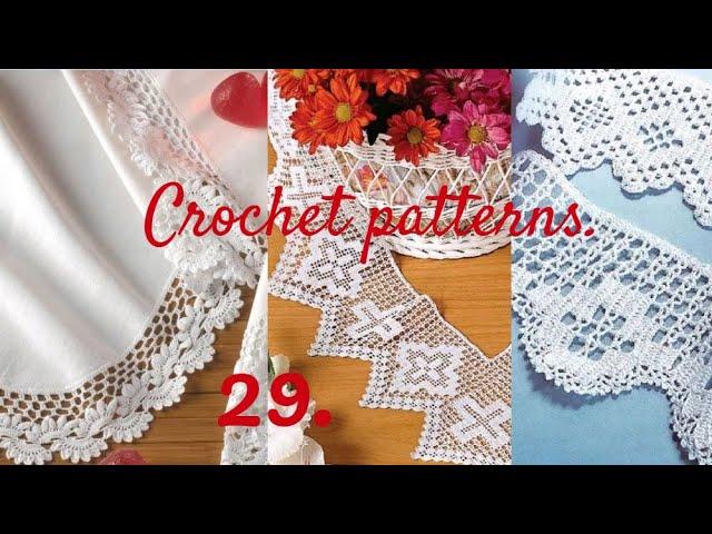 CROCHET PATTERNS 29/ Σχέδια για βελονάκι .#(2022)