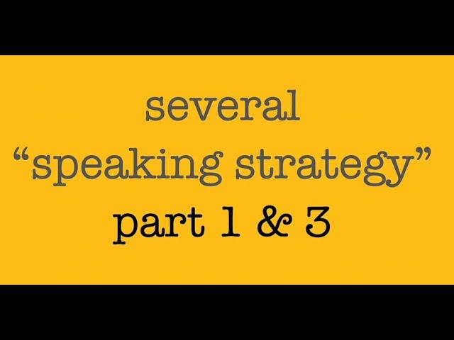 ASMR IELTS Speaking - Part 1 & 3 strategy