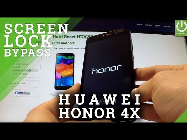 Hard Reset HUAWEI Honor 4X - reset Pattern and Password by Recovery Mode