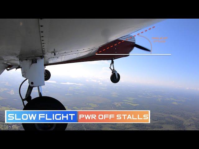 Important Skills For Landing - Slow Flight & Stalls| PA28