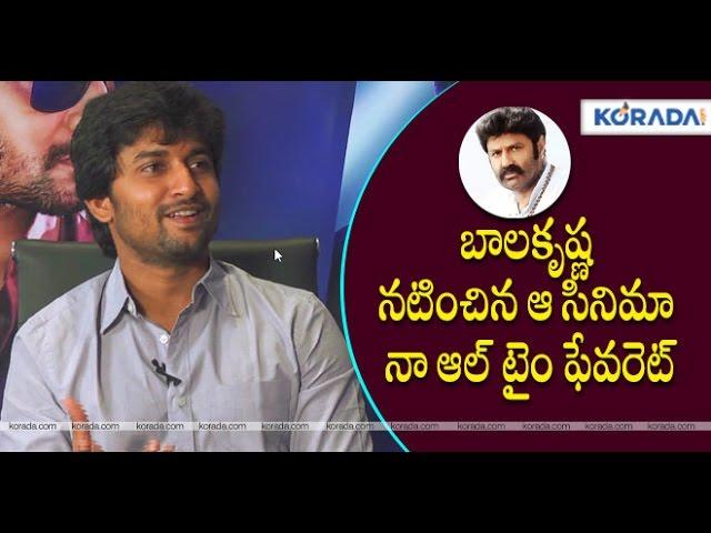 Nani admires Nandamuri Balakrishna | Exclusive Interview | Nani Gentleman | Surabhi | korada.com