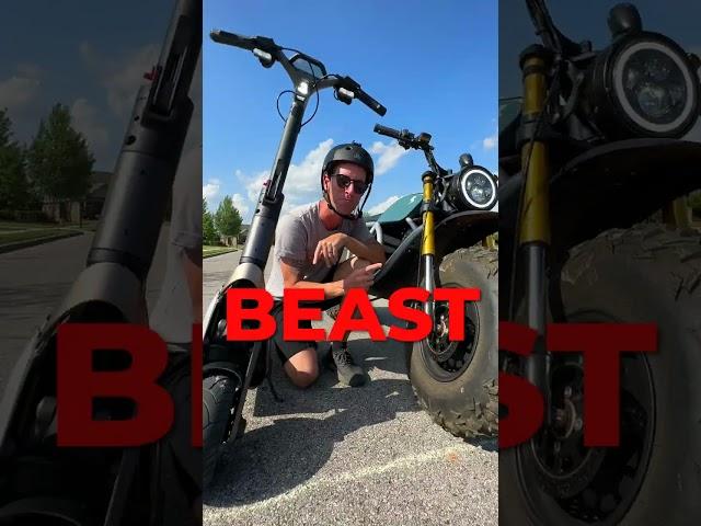 Drag race! Segway GT2 vs. MONSTER Off-roading Motorcycle  ️