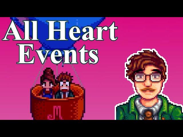 Harvey All Heart Events! - Stardew Valley 1.5