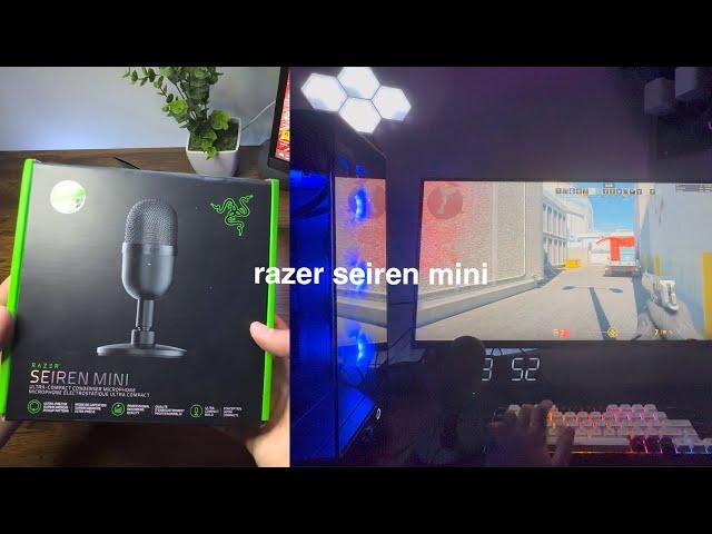 Razer Seiren Mini Unboxing Best Budget Mic & Sound Test | csgo, pov, asmr, chill vibes