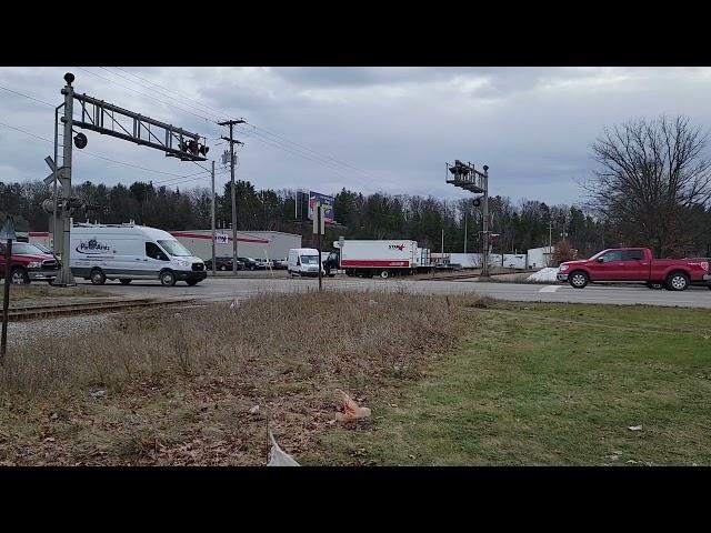 GLC Railroad Northbound at South Airport Rd in Traverse City Michigan on 12/14/22