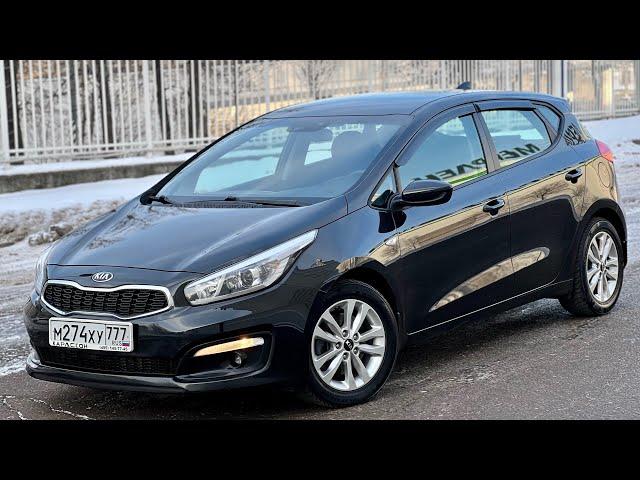 Продан Kia ceed 1.6AT 2017 с пробегом 107000км.