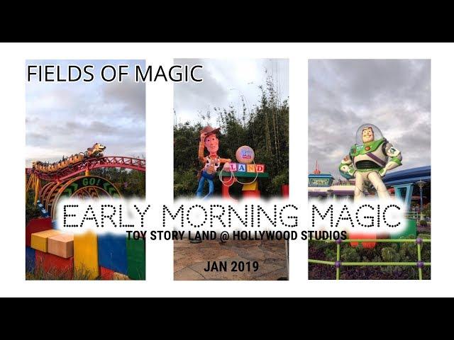 Walt Disney World-Early Morning Magic- Toy Story land @ Hollywood Studios Orlando