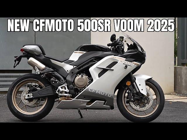 5 in TFT LCD Display | 194 Kg Wet Weight | 500cc | New CFMOTO 500SR VOOM 2025