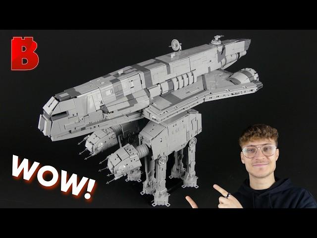 THIS IS LEGO?! Midi Scale Gozanti-Class Cruiser Custom Build!