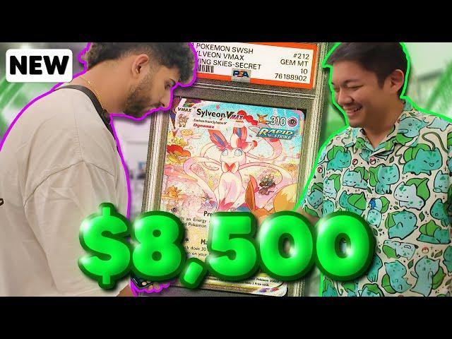 BUYING 50+ SLABS IN ONE DEAL *$8500* | POKEMON BUYER POV