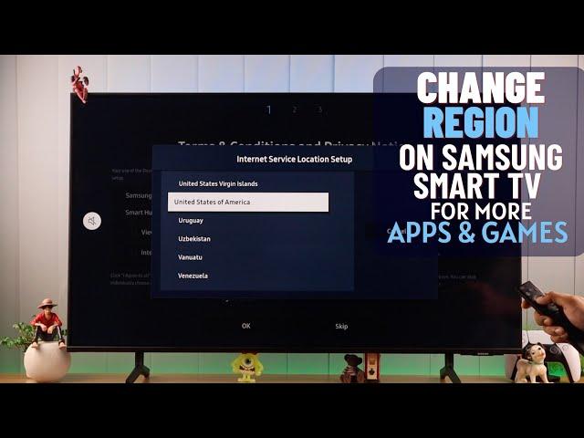 Change Samsung Smart TV Region For More Apps & Games!