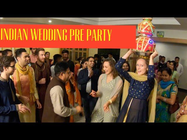 The Best Sangeet Pre-Wedding Party! | Foreigners at Indian Wedding  | 4K