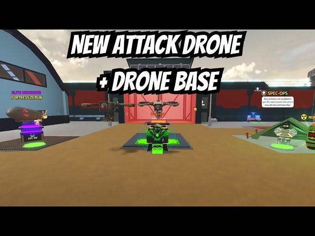 NEW ATTACK DRONE AND DRONE BASE IN MILITARY TYCOON