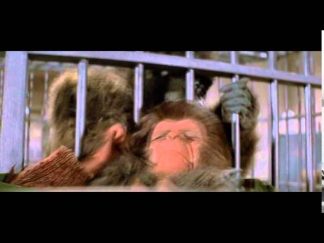 Muerte del Dr. Milo - Escape from the planet of the Apes (1971)