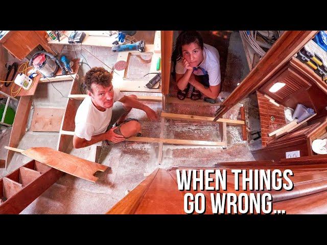 WE F*** UP!    Abandoned Boat Restoration Project | SAILING SEABIRD Ep.73