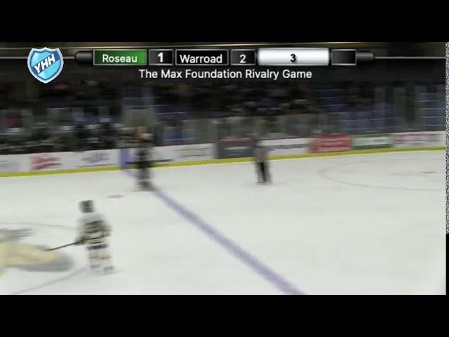 Roseau vs. Warroad - Boys High School Hockey - 7:30PM 1/7