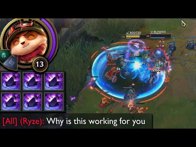 Teemo but I build 6 Zz'rot portals because it's being removed and I wanna be annoying one more time