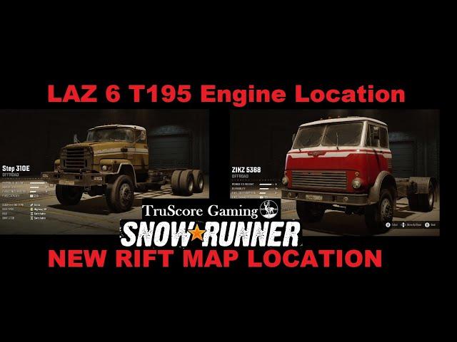 LAZ 6 T195 Engine Upgrade SNOWRUNNER