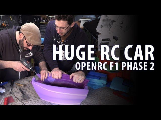 Worlds Largest OpenRC F1 Car - Phase 2 // Gluing The Parts w/ Bill from Punished Props Academy
