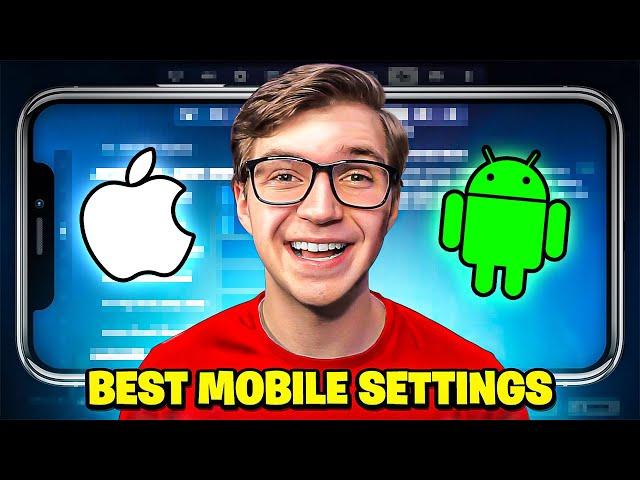 The BEST Fortnite Mobile iOS & Android Settings! (FPS, Sensitivity, HUD & More)