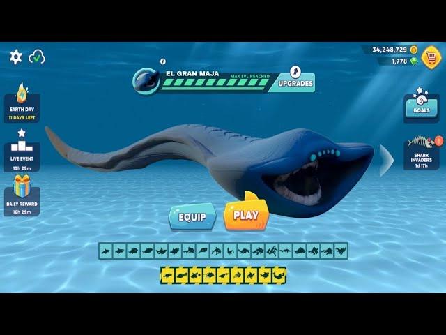 Hungry Shark Evolution - New El Gran Maja Upcoming Soon Update - All Shark Unlocked Hack Gems Coins