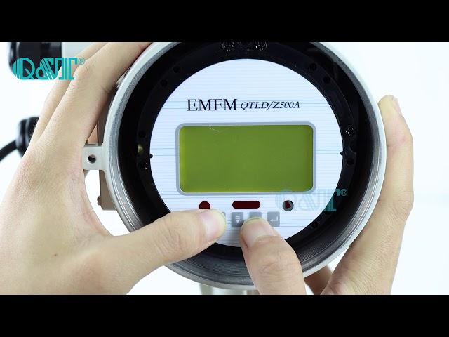 How to adjust backlight of magnetic flow meter?