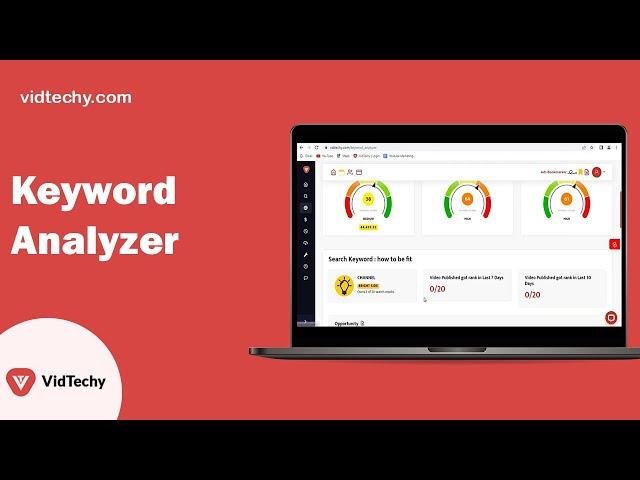 What is Keyword Analyzer in VidTechy?