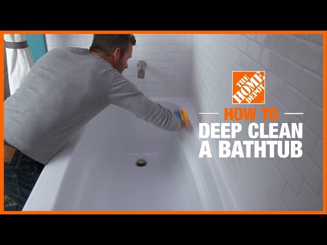 How to Deep Clean a Bath | Cleaning Tips | The Home Depot