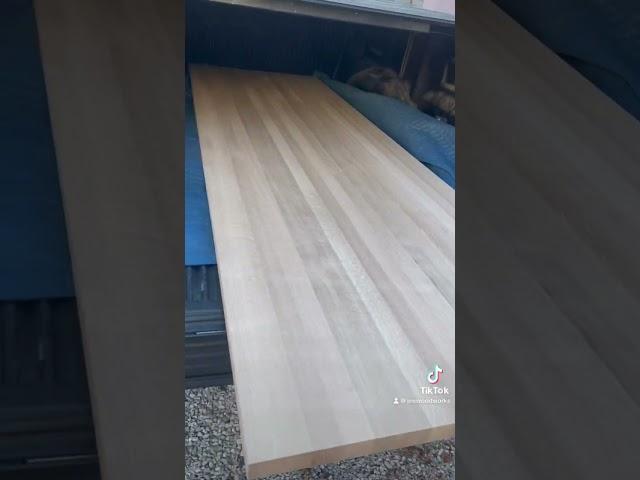 Quarter sawn white oak kitchen island top I’m working on