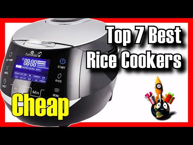  TOP 7 BEST Budget Rice Cookers to Buy on Amazon [2024][Cheap] Asian / Japanese / For Daly Use