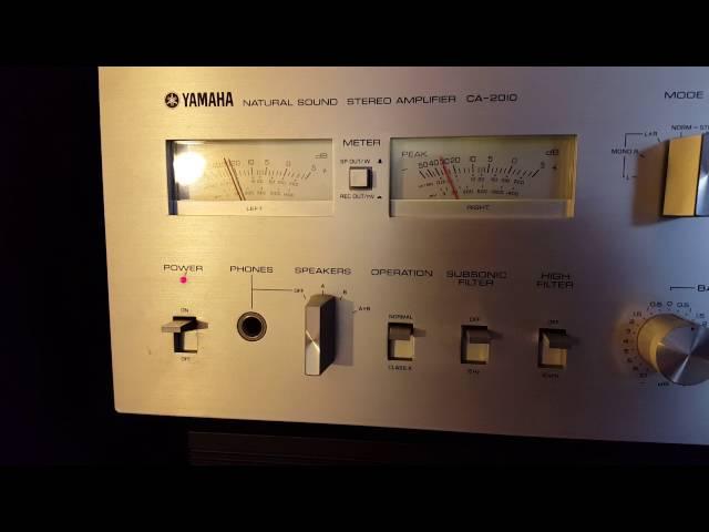 Yamaha CA-2010 playing some oldies on FLAC.