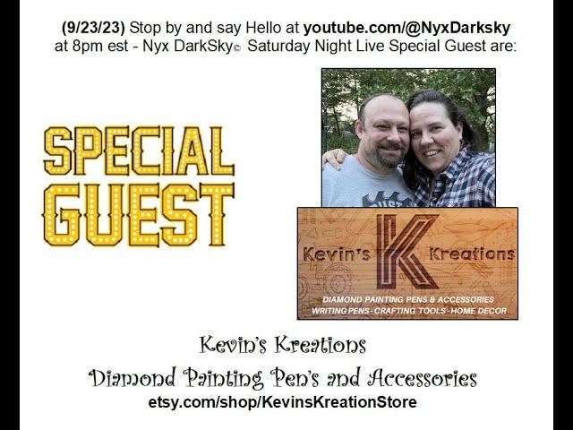  LIVE - Kevin and Erica Putt of Kevins Kreations  09-23-23