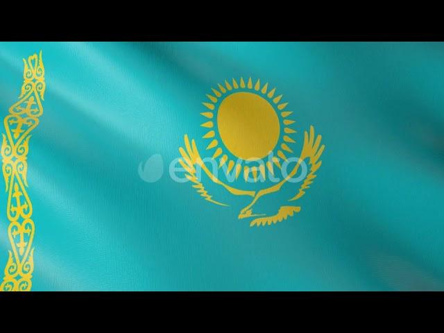 Flag of The Kazakhstan / Videohive, Motion graphics, Backgrounds, Events