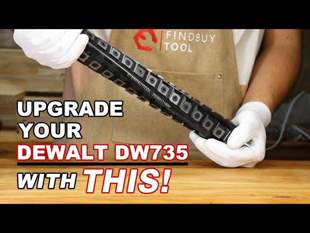 Upgrade your DeWALT DW735 with this Helical Cutter Head！