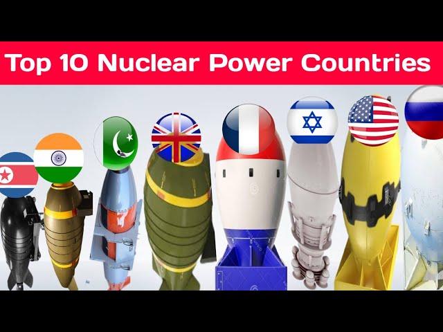 Top 10 Nuclear Power Countries in the world | Nuclear Power Countries 2021| Biggest Nuclear Bombs