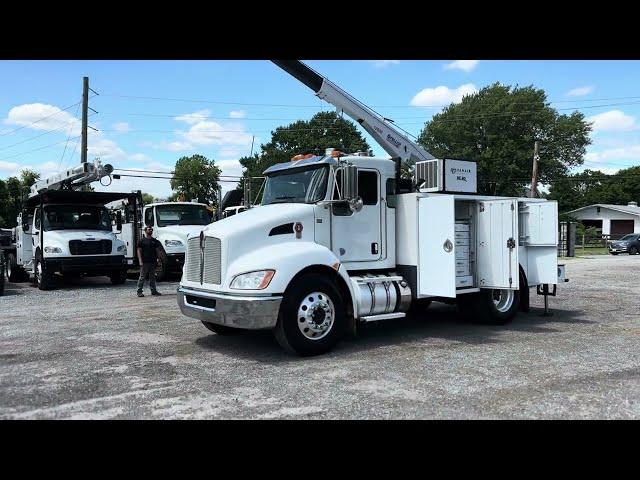 For Sale @ LewisTrucks.com 2017 Kenworth KW T270 Stellar 12630 Crane Mechanics Utility Service Truck