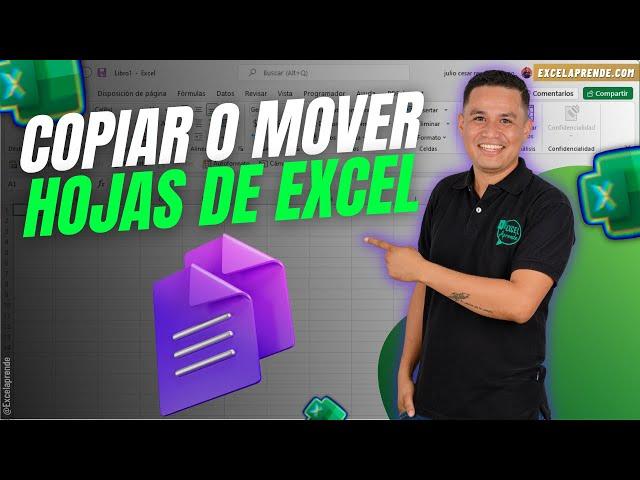  Copiar o Mover hojas en el mismo o a otro archivo de Excel