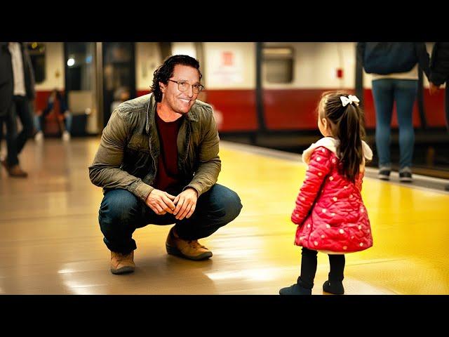 Matthew McConaughey SPOTS 4-Year-Old Girl Alone In The Metro What He Did Next Left Everyone In Tears