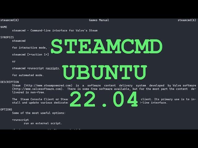 [How To] SteamCMD on Ubuntu