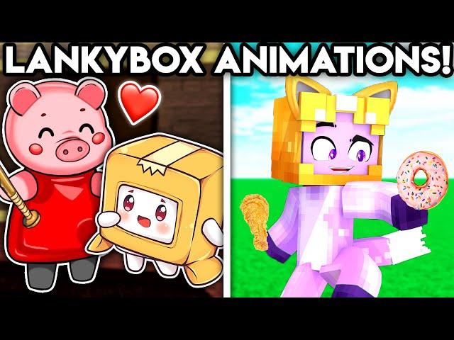 LANKYBOX ANIMATION COMPILATION! (BOXY & FOXY BEST OF ANIMATIONS IN ROBLOX, PIGGY, & MINECRAFT)