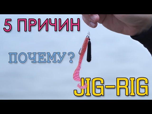 5 ПРИЧИН ПОЧЕМУ ДЖИГ-РИГ! Преимущества оснастки JIG-RIG